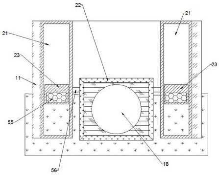 Device for exchanging fish shoals on two sides of stream retaining dam