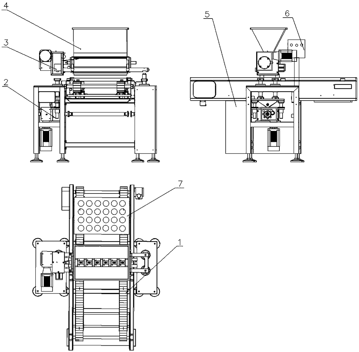 Cake production method based on cake production device