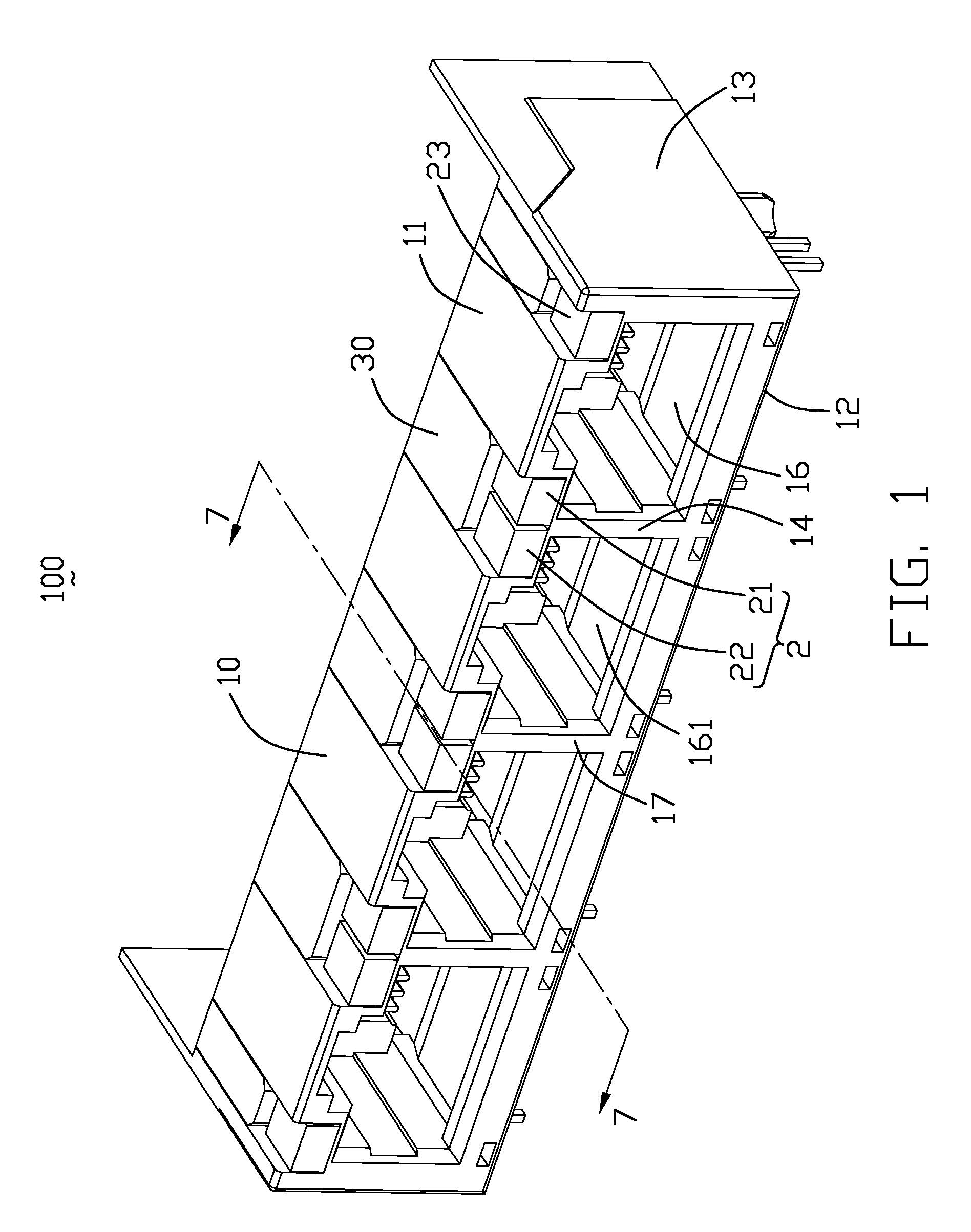 Electrical connector having improved leds