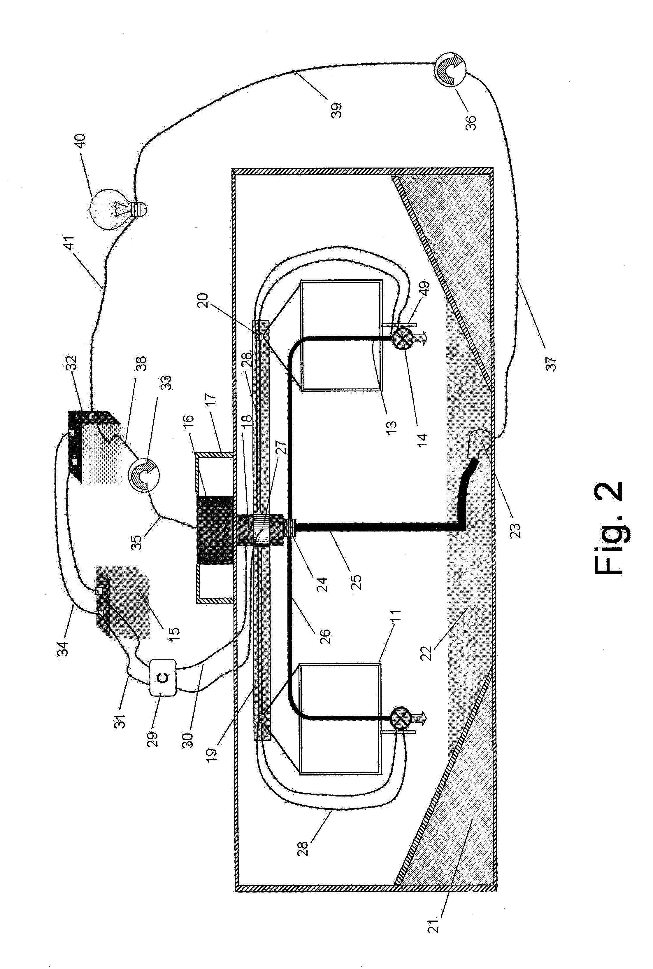 Compact-sized generation of appreciable hydropower through centrifuge-induced gravity effects