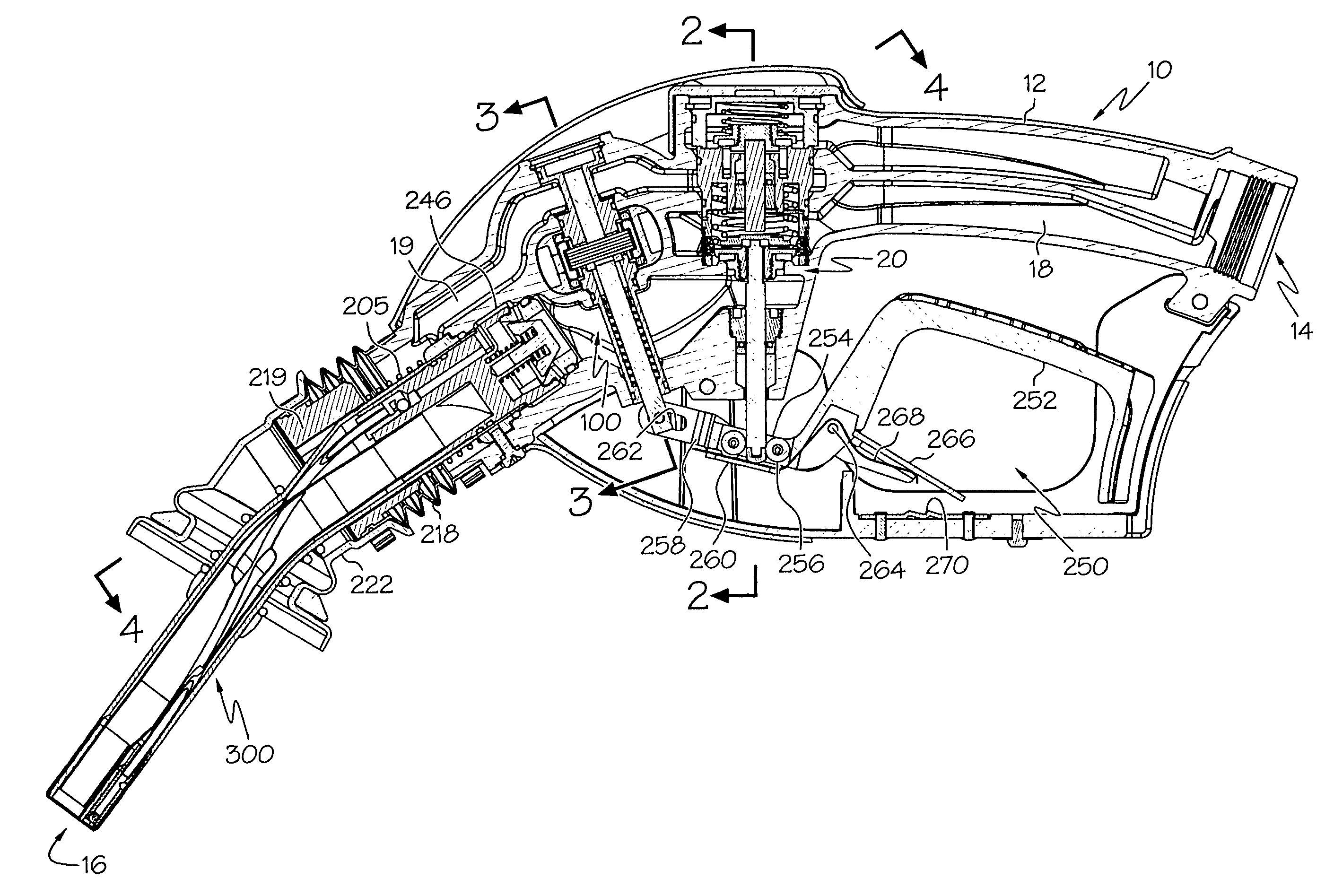 Spout assembly for dispensing liquid from a nozzle