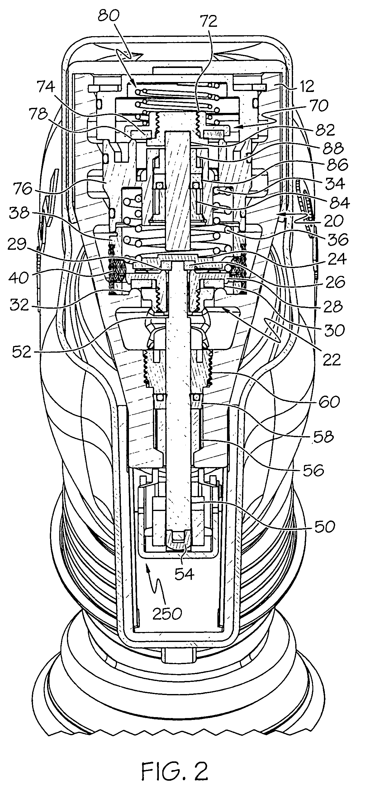 Spout assembly for dispensing liquid from a nozzle