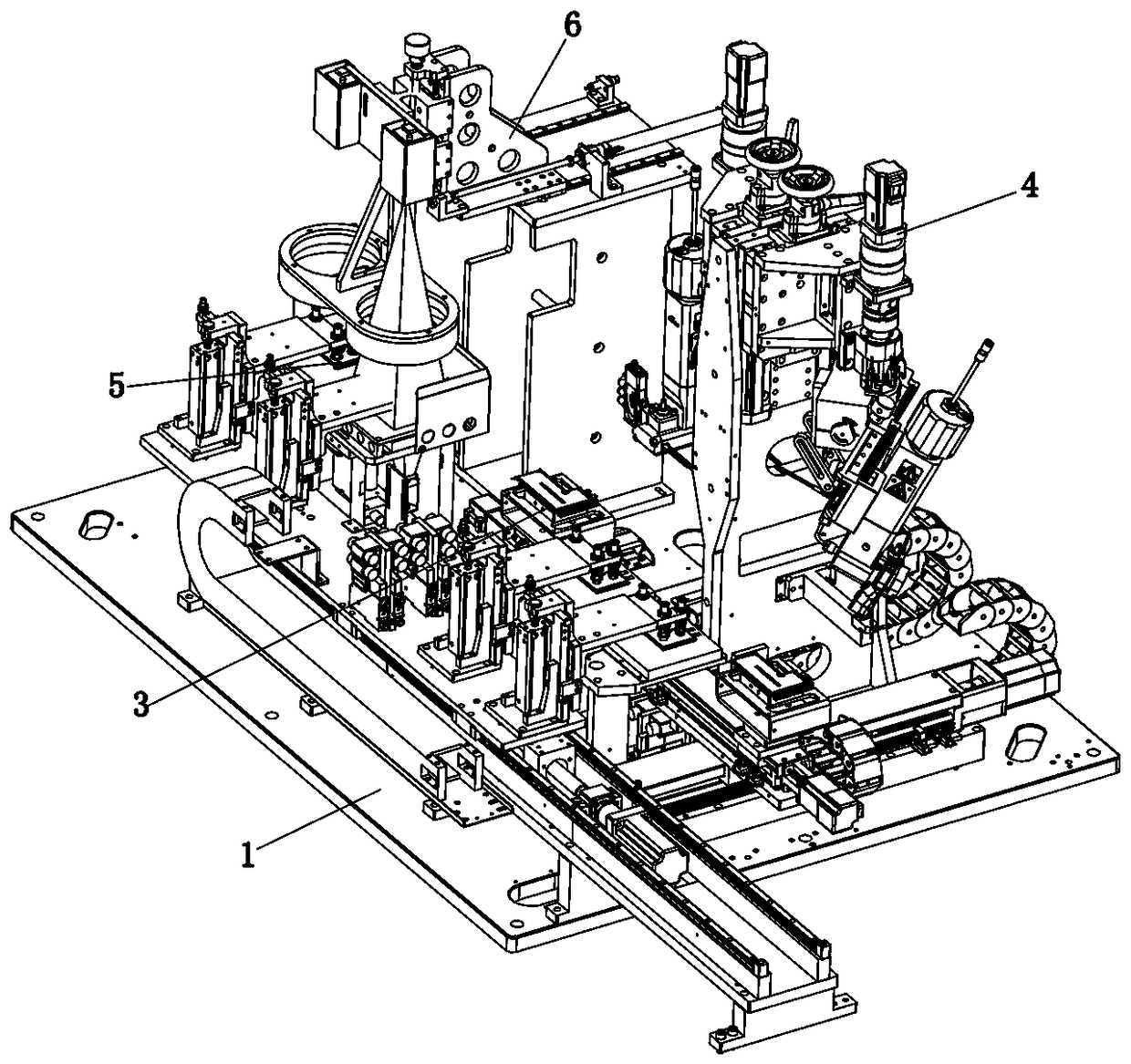 Automatic dispensing and glue point detection device and dispensing and detection technology thereof