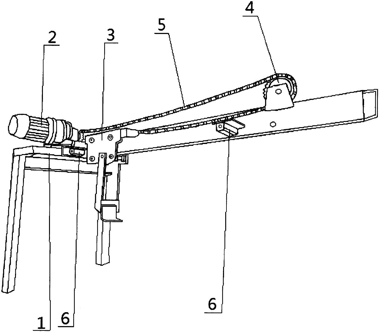 Semi-automatic board pushing machine