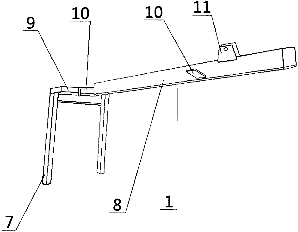 Semi-automatic board pushing machine