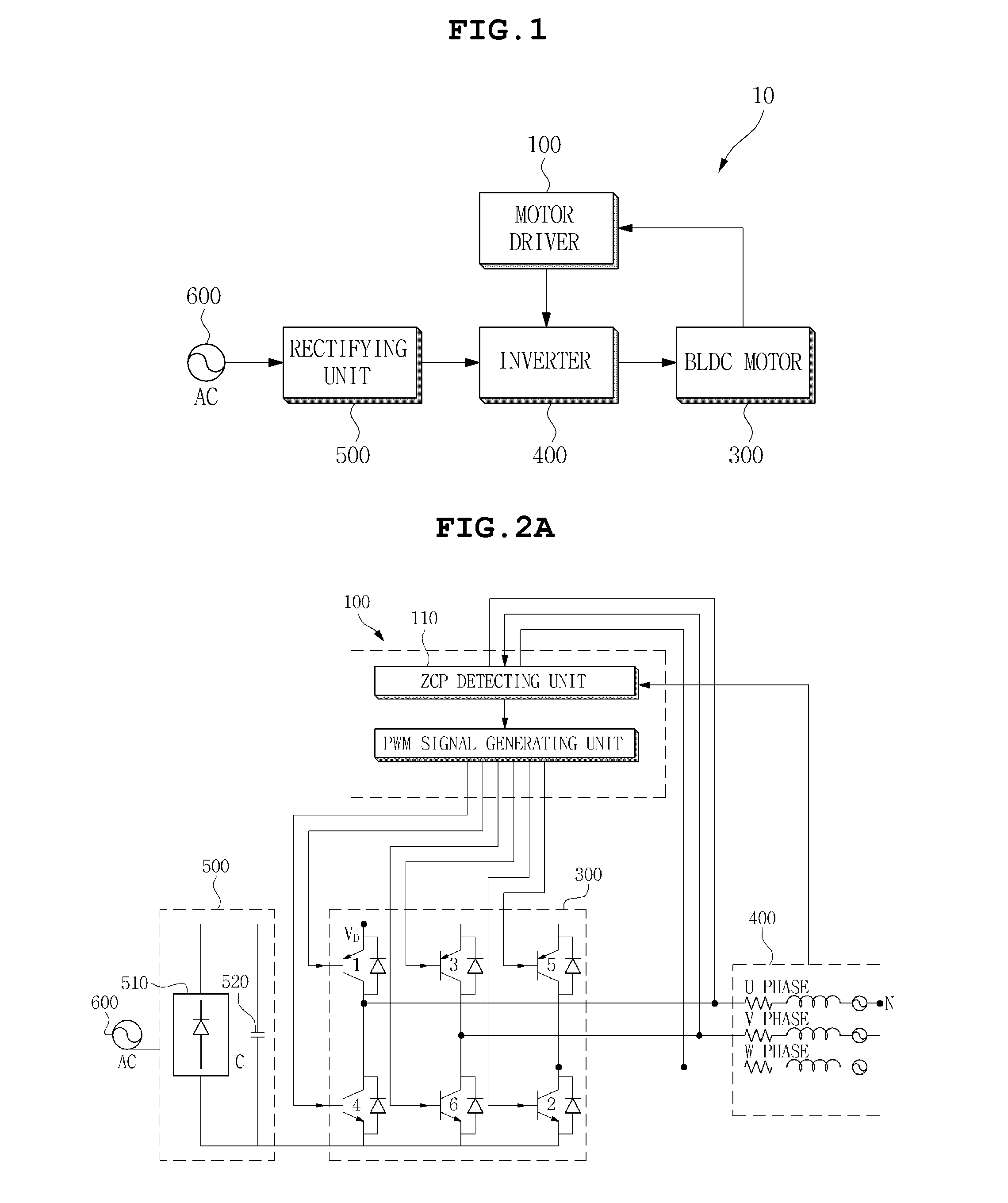 Apparatus for driving motor and controlling method thereof