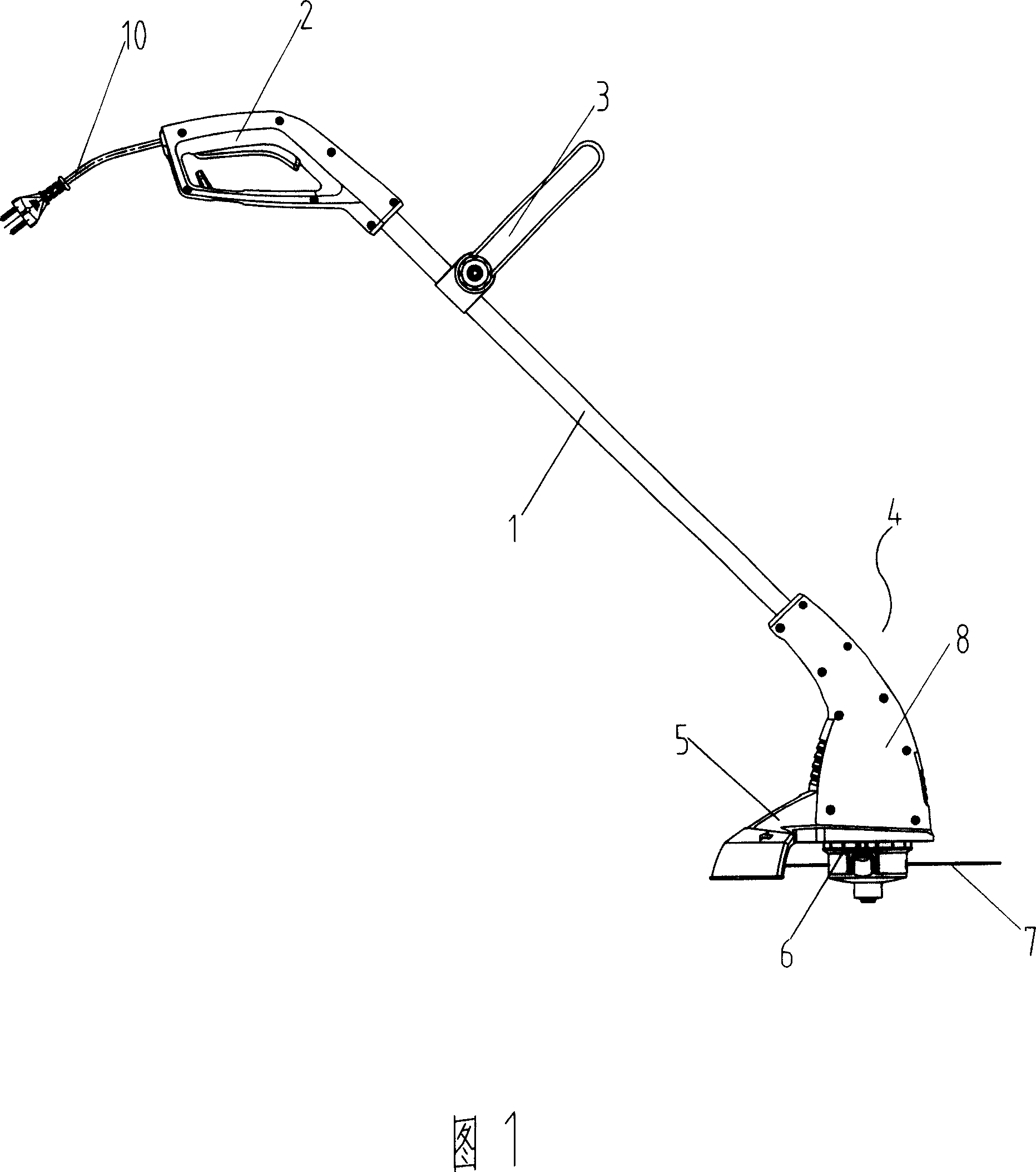 Application of carbon fiber on the grass-mowing machine