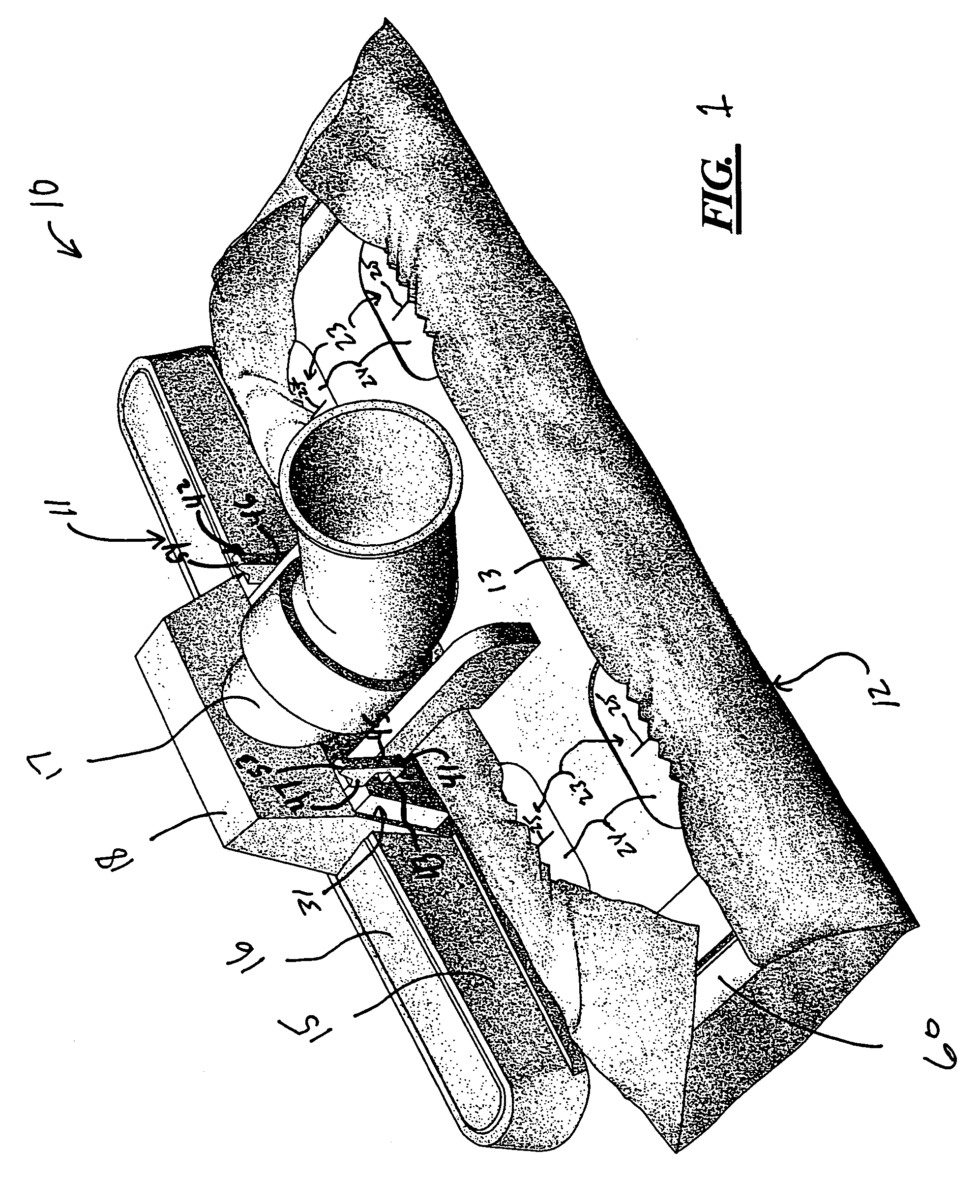 Electrostatic cloth attachment for vacuum head