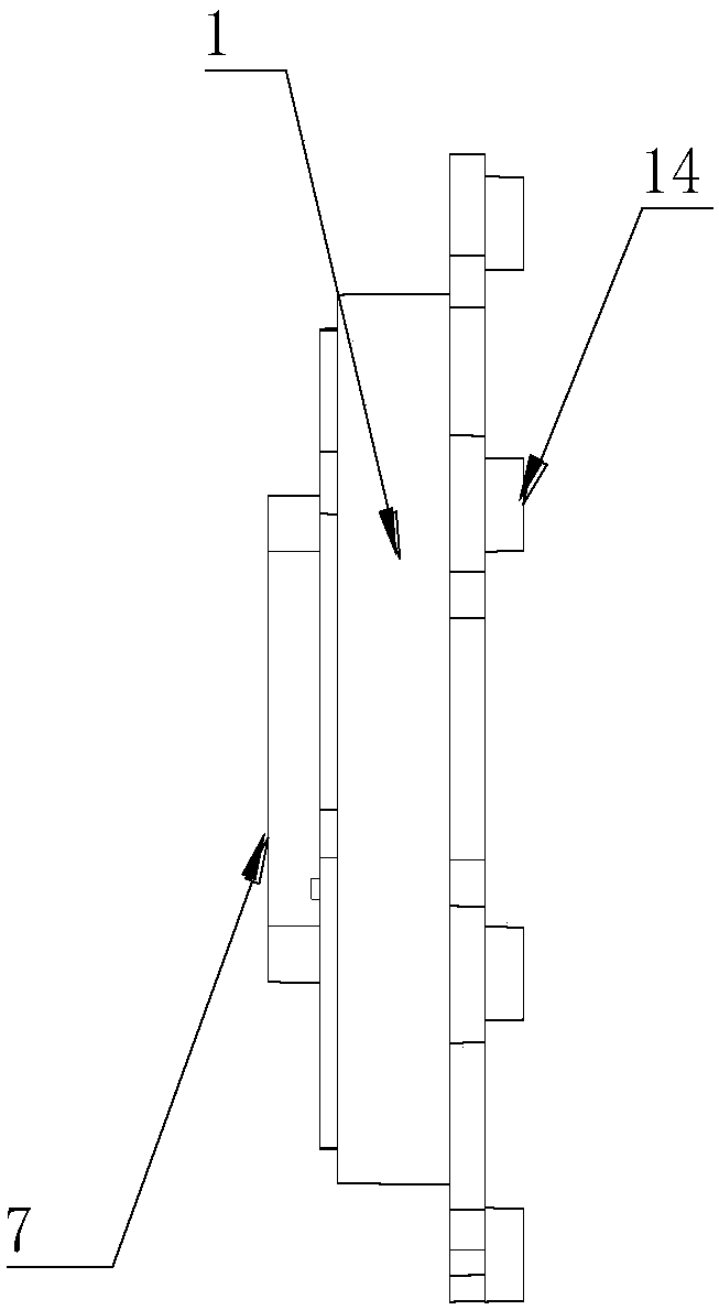 Water electrolysis electrode piece accommodating cavity and water electrolysis electrode piece fixing device