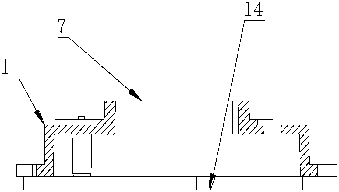 Water electrolysis electrode piece accommodating cavity and water electrolysis electrode piece fixing device