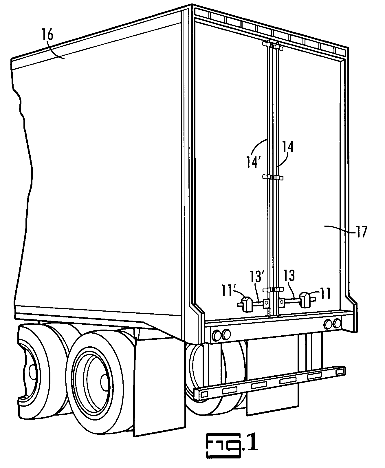 Lock guard for long shackle padlock over handle