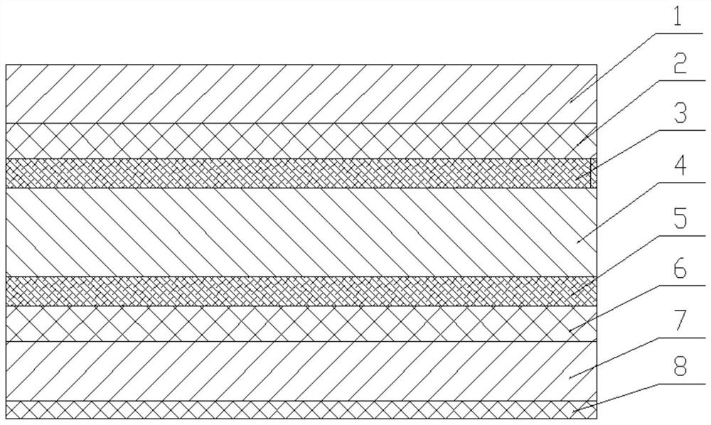 Pressure-resistant composite film for lithium battery and preparation method of pressure-resistant composite film