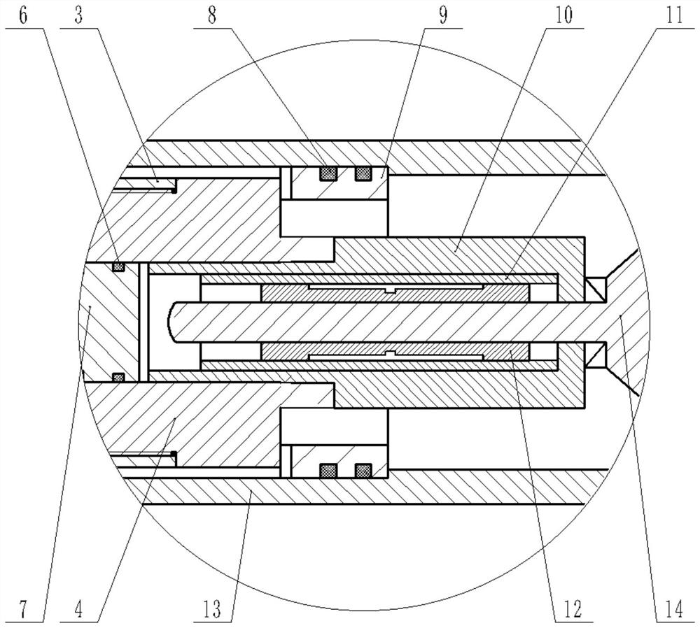 Turbine type drilling speed increasing tool with novel valve structure driven by cylindrical cam