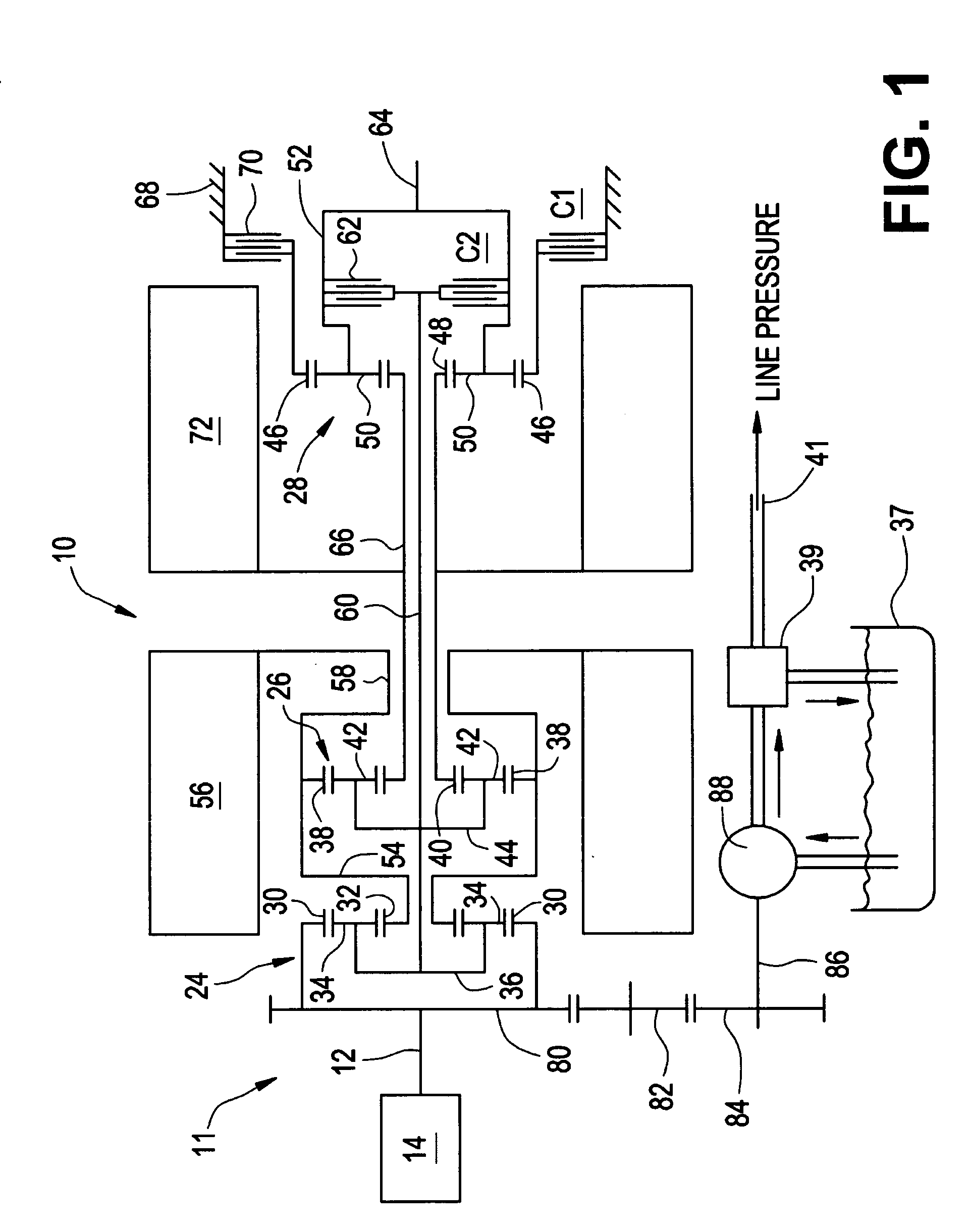 Hydraulic clutch state diagnostic and control