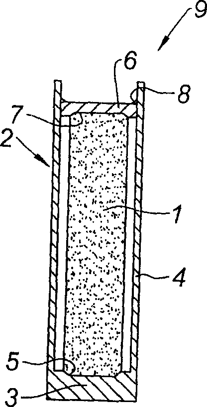 Method for working a metal slug, sleeve for implementing the method and sleeve and lid assembly for implementing the method