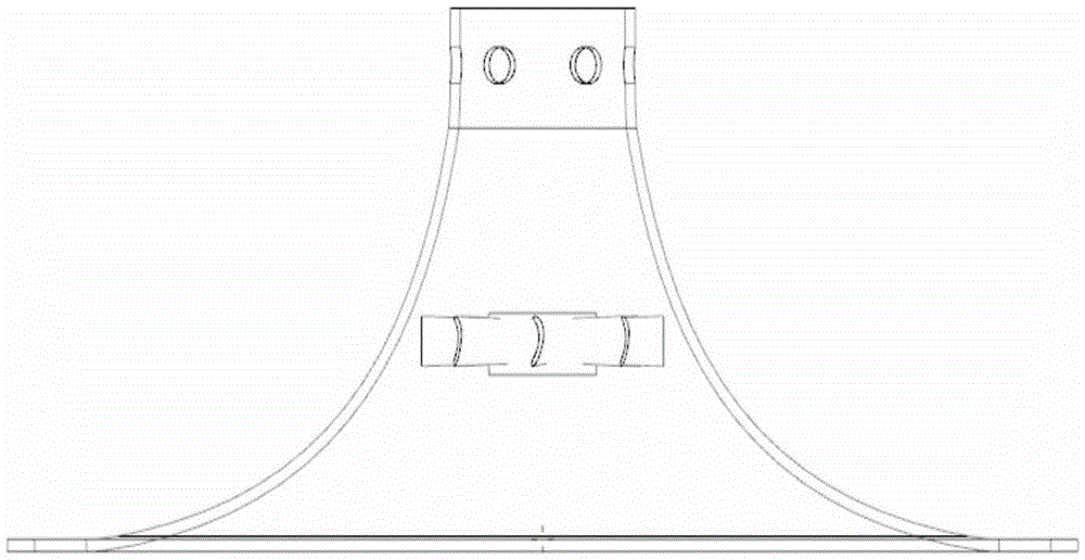 Curved surface sleeve of a solar wind collecting power generation tower