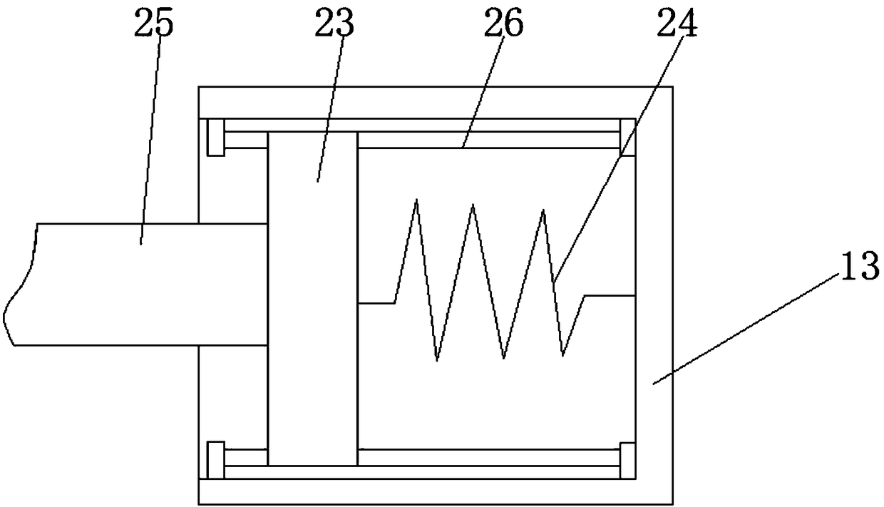 Automatic punching die for prolonging service life