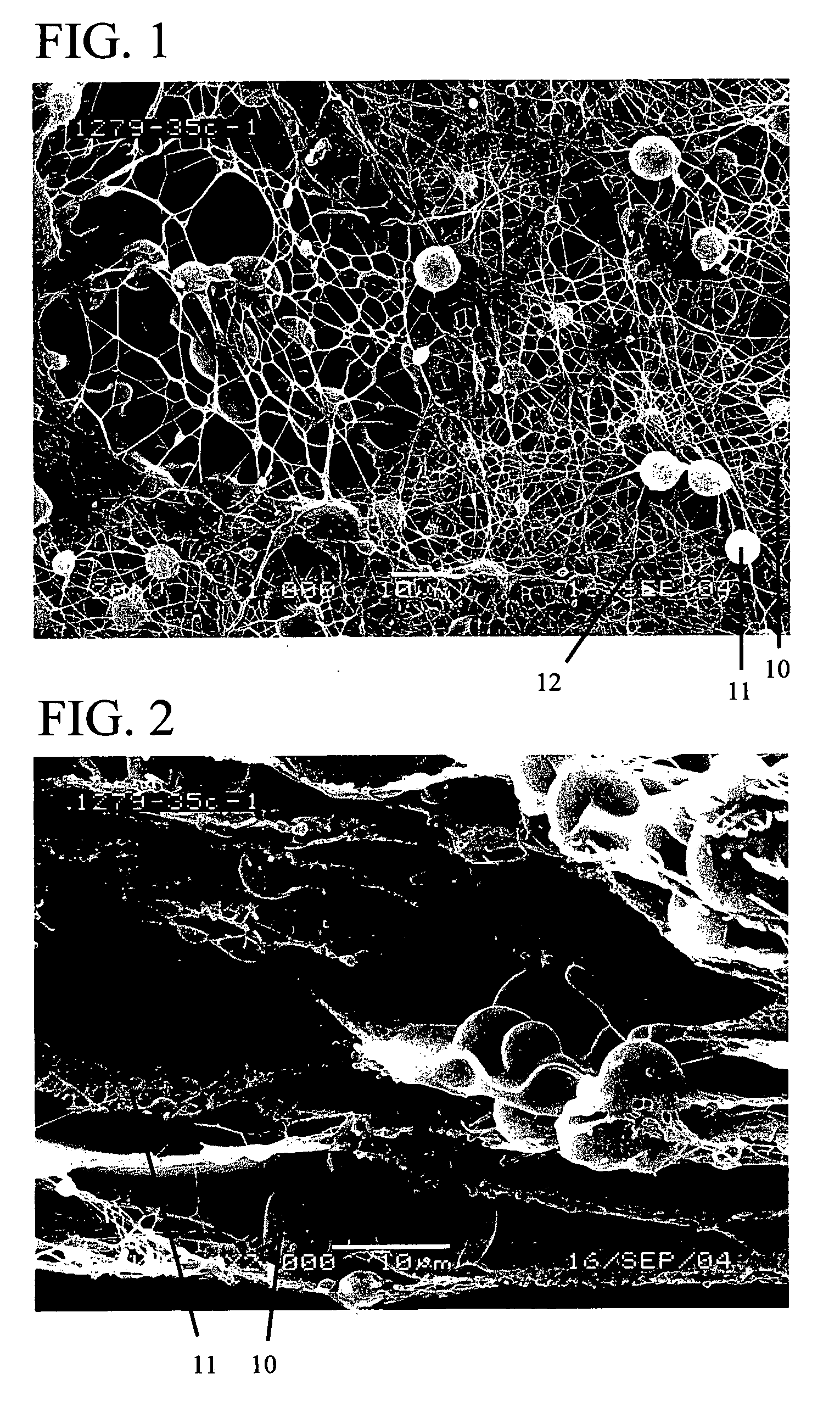 Reduced solidity web comprising fiber and fiber spacer or separation means