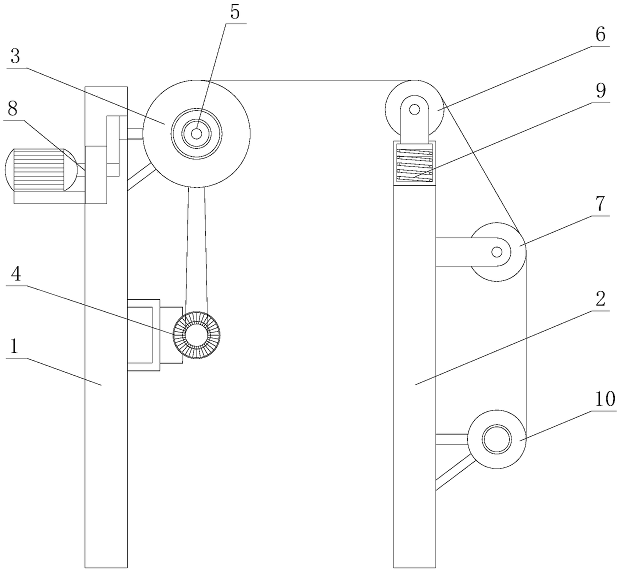 Winding component during acrylic fiber production