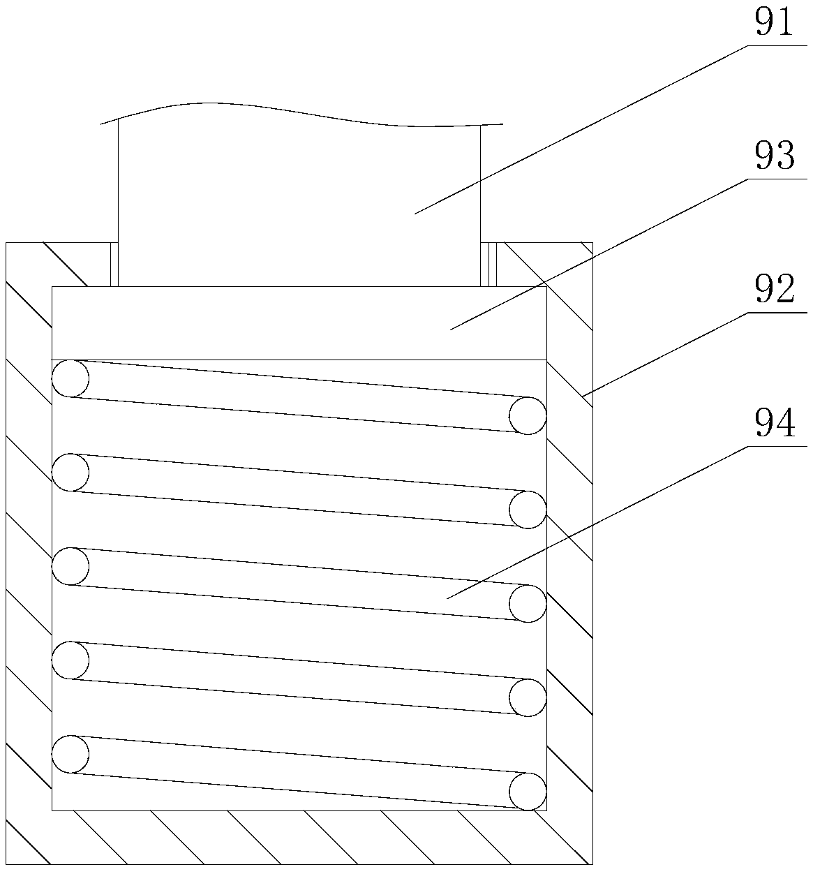 Winding component during acrylic fiber production