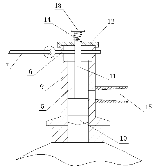 Engine bin built-in type fire extinguishing device