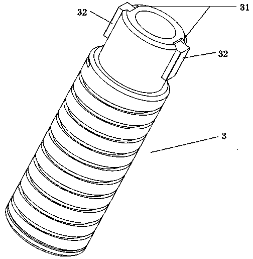 Rotating jacking mechanism and AGV comprising same