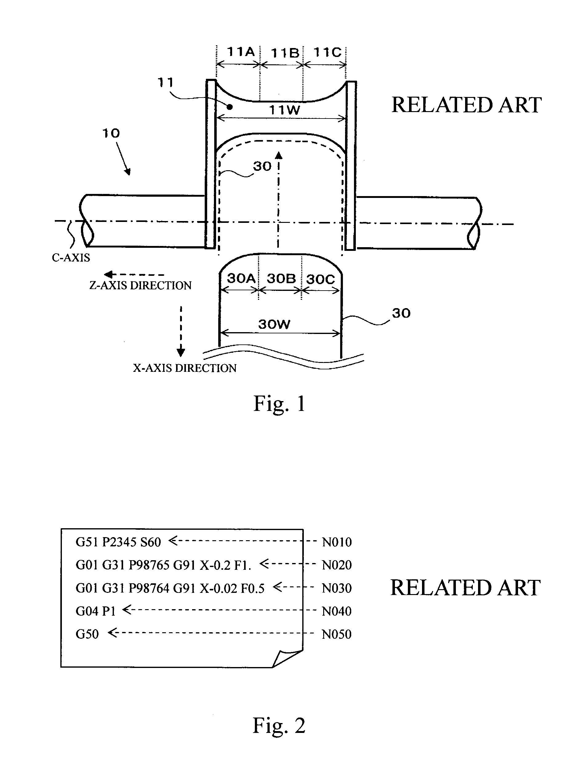 Program writing method of numerical controller, numerical controller and cutting machine controlled thereby