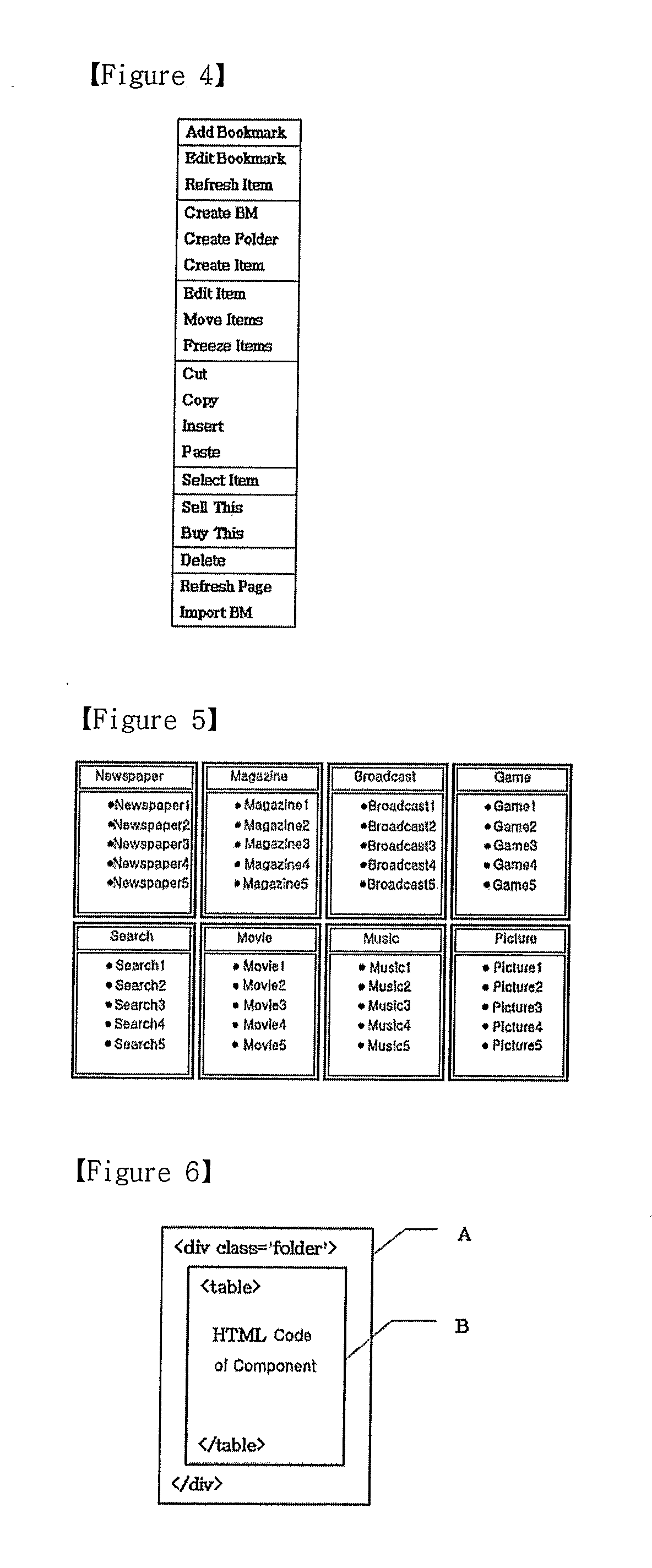 Methods and the Program-Recording Medium for Creating, Editing and Trading Home Page Components to Assemble a Home Page and a Personal Portal Site Directly in Wysiwyg on Web Browser