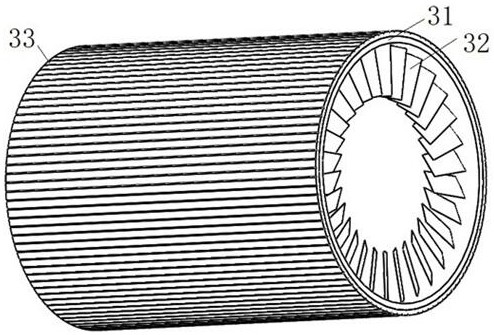 Outer rotor motor cooling structure