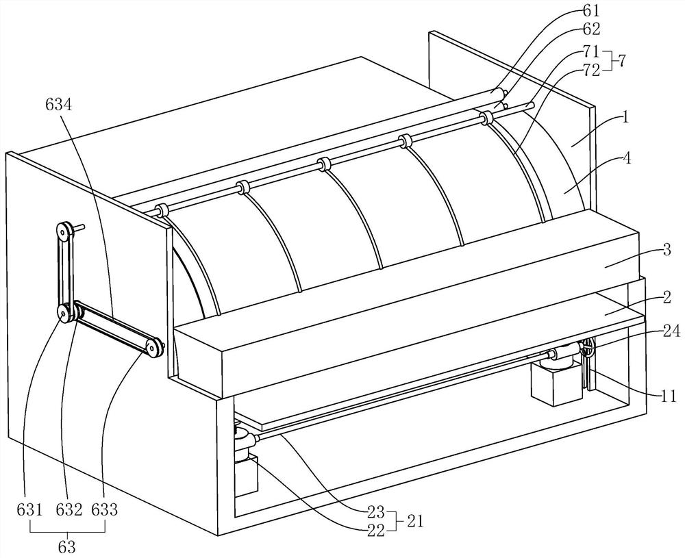 A cutting device for honeycomb paper core production line