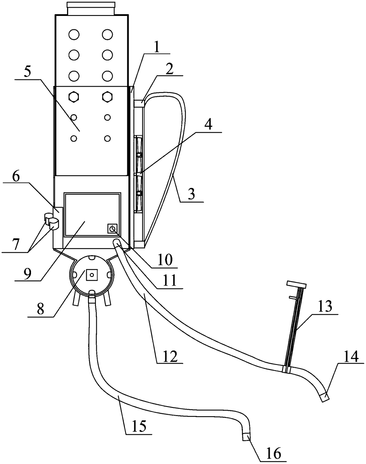 Small multifunctional automatic fertilizing device