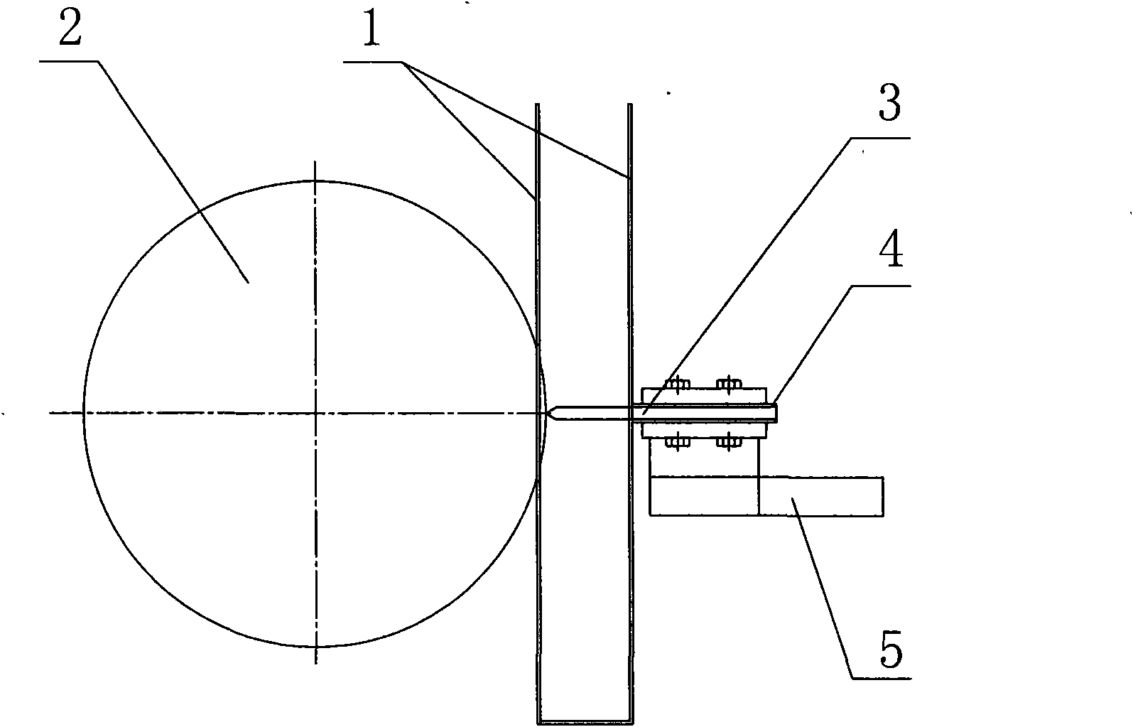 Method for repairing collecting ring on line