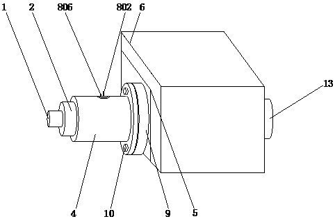 Positioning mechanism for chaining machine and using method thereof