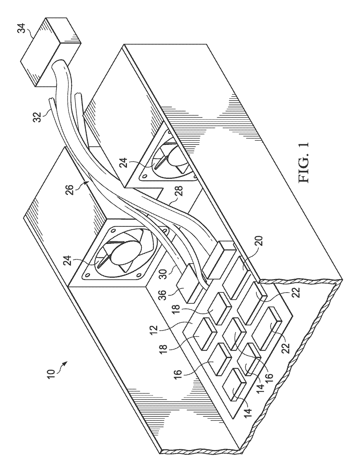 Information handling system cable seal