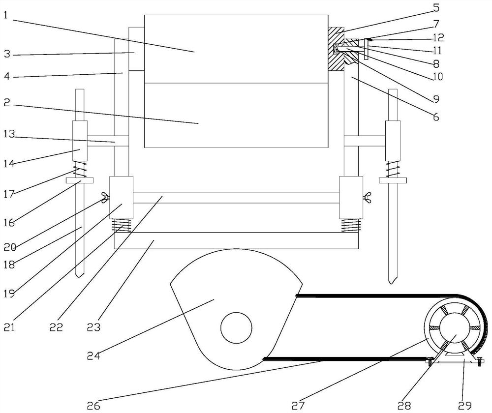 A quick demoulding device for casting