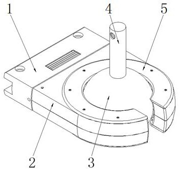 Novel hardware universal ball head connecting piece