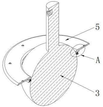 Novel hardware universal ball head connecting piece