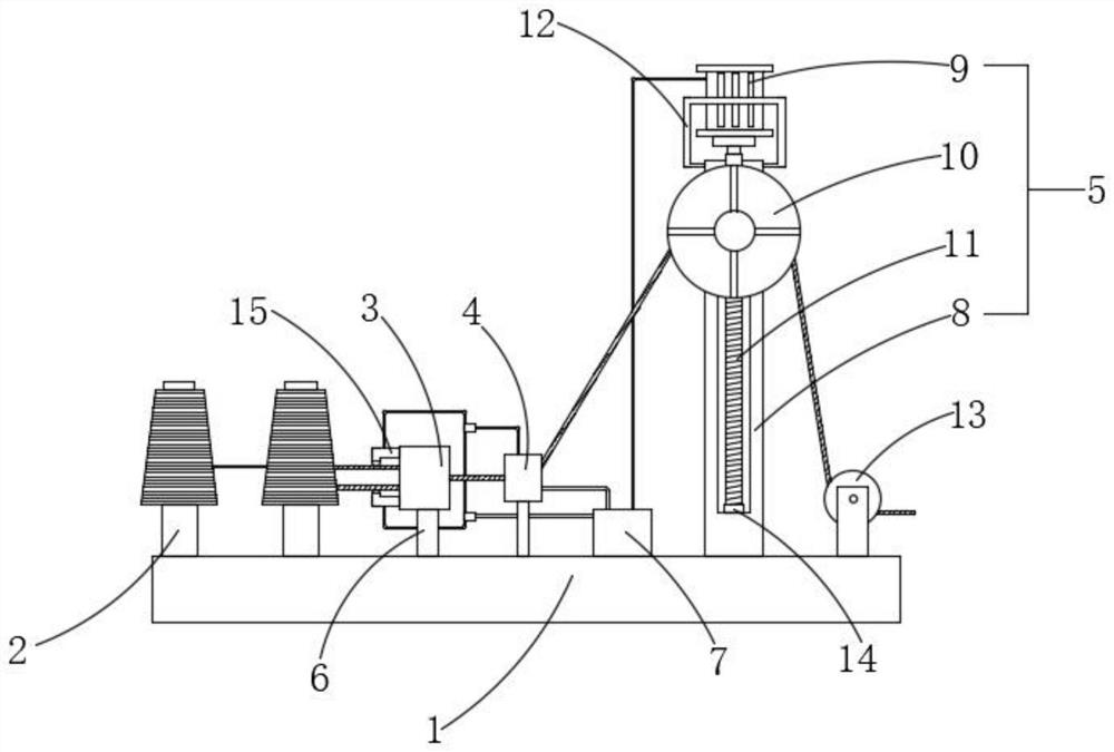 An automatic wiring method in yarn weaving process