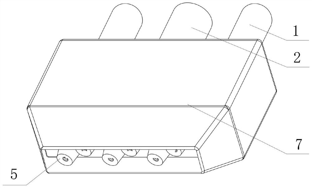 Combined jet cavitation nozzle