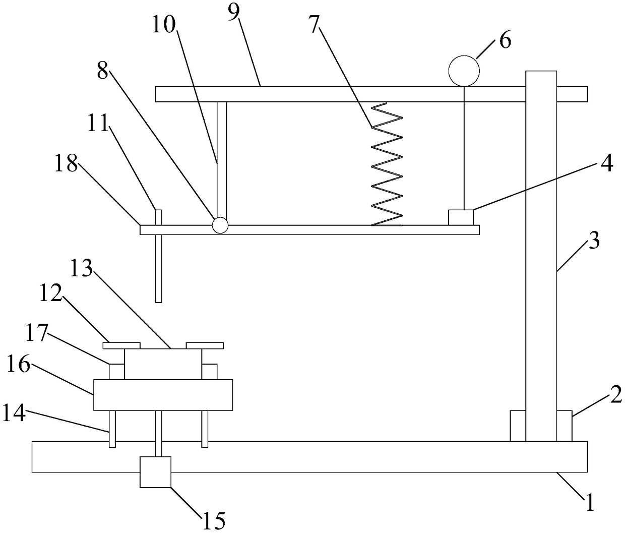 High-efficient stamping part flatness detecting device