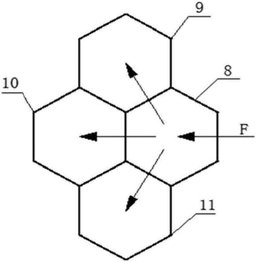 Lining plate structure of ore grinding machine and assembling method of lining plate structure