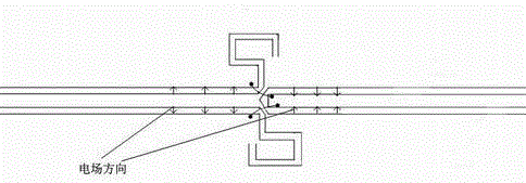 Micro-quantity liquid dielectric constant test sensor