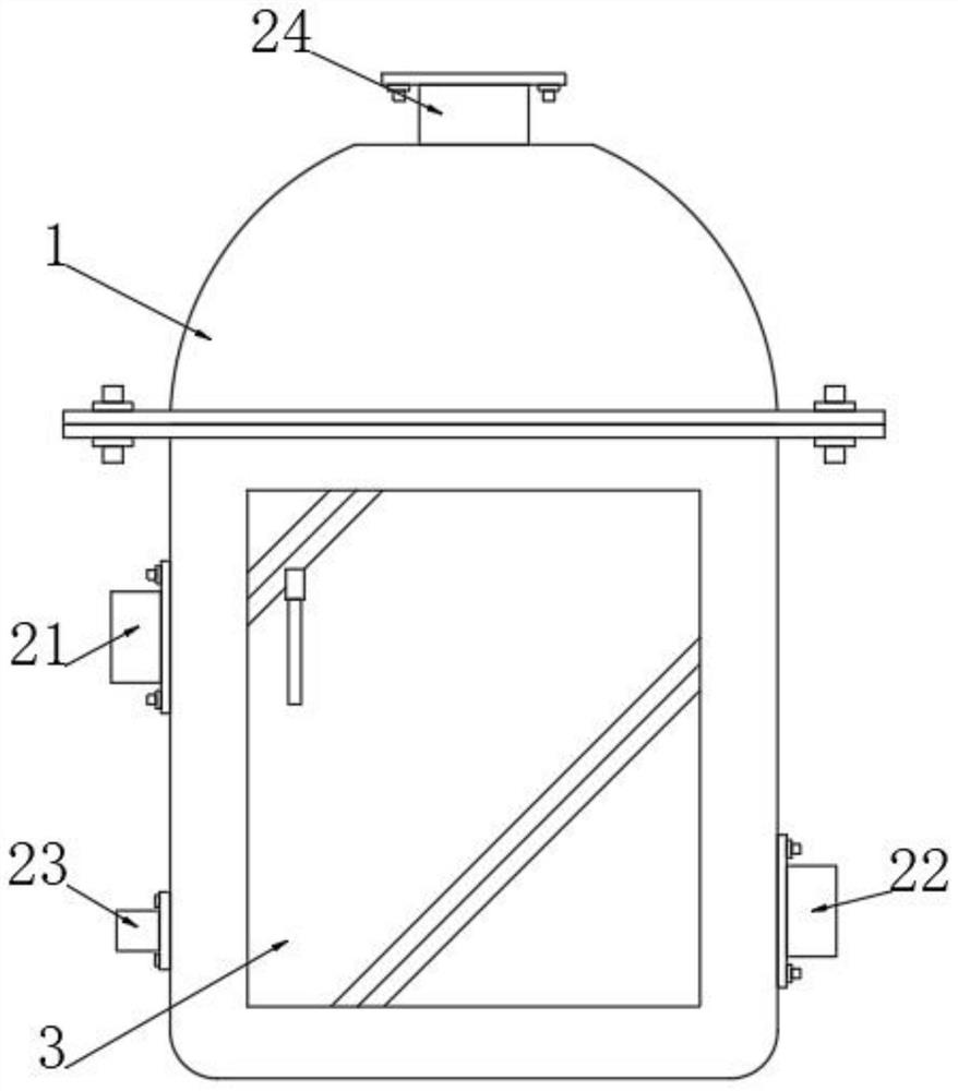 Wastewater cleaning device for urban garbage treatment station