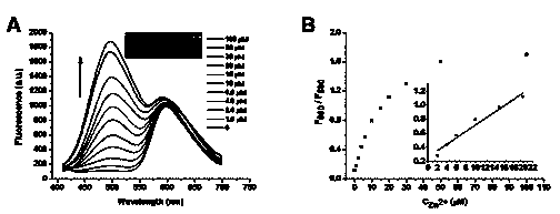 Ratio fluorescence nano probe, and preparation method and application thereof