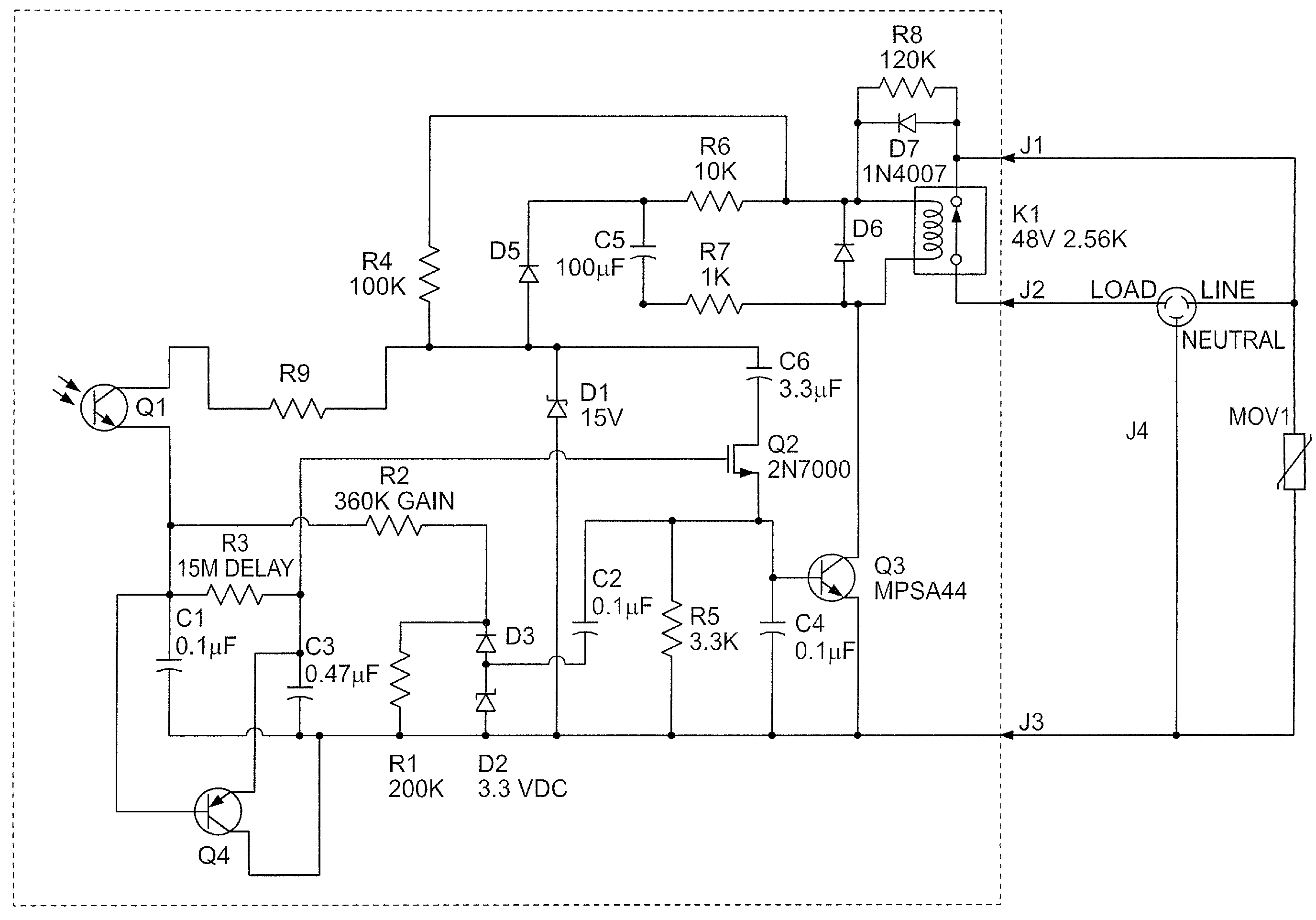 Photosensor circuits including a switch mode power converter