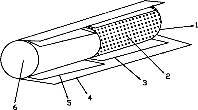 Filter stick containing tobacco particles and preparation method thereof