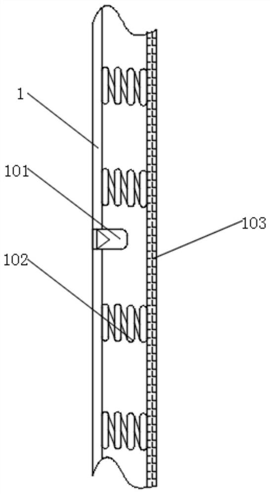 Expressway vehicle driving distance early warning device