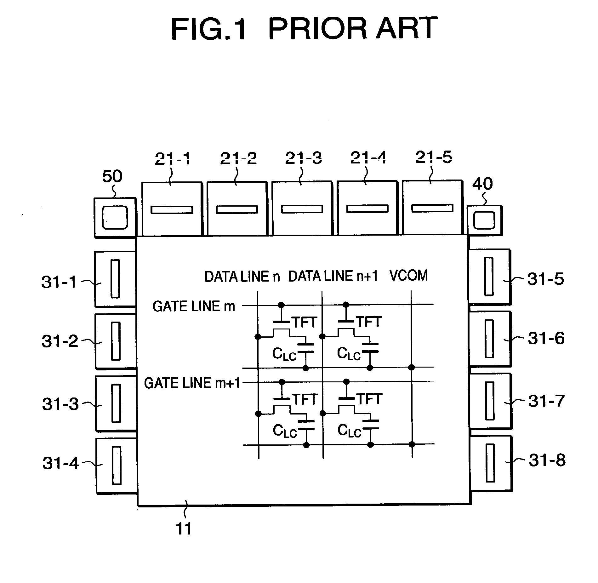 Driving circuit and voltage generating circuit and display unit using the same