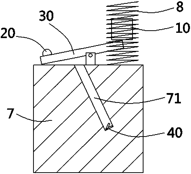 Steel band detection device on color steel plate production line