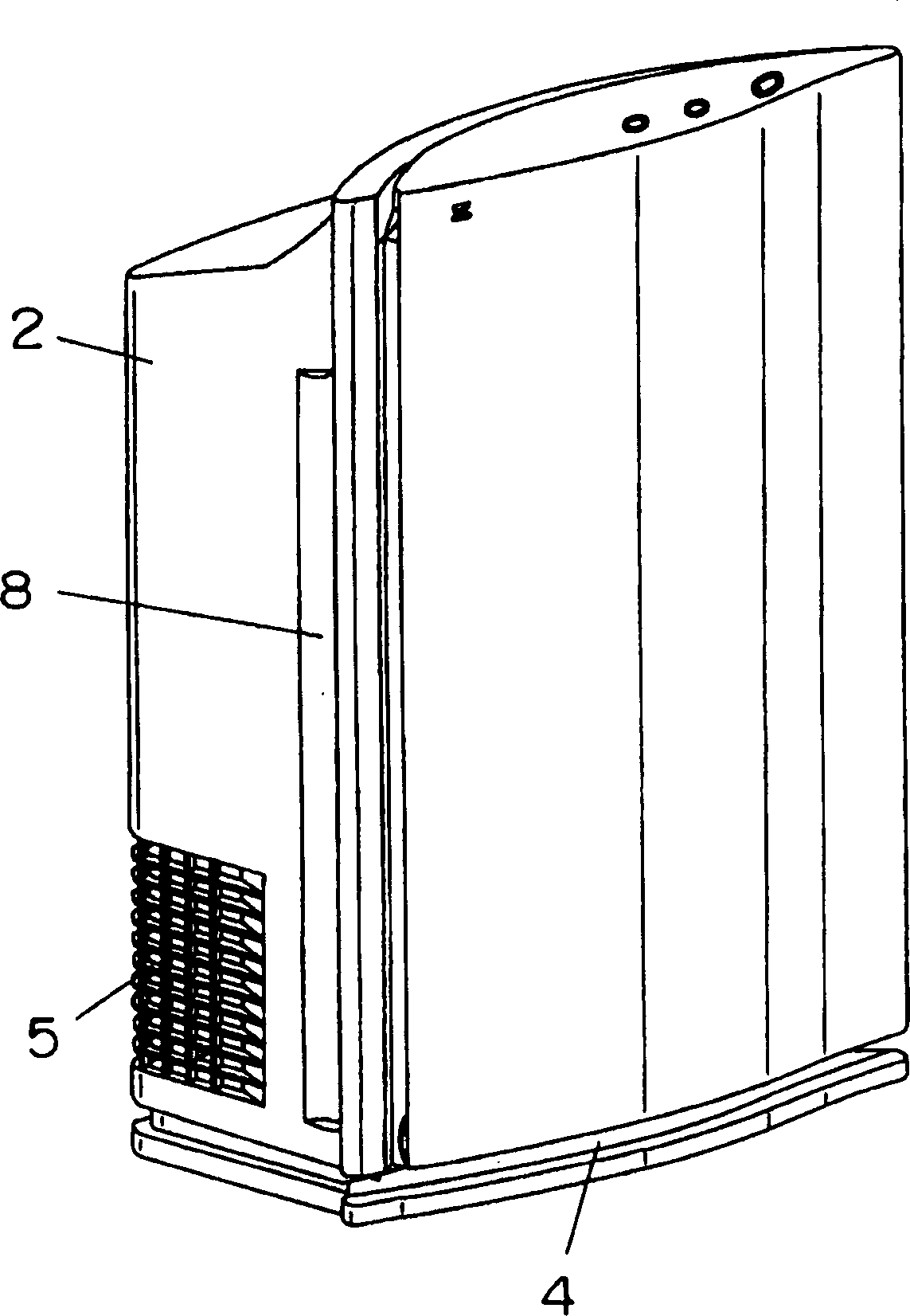 Air cleaner, functional filter and method of manufacturing the filter, air cleaning filter, and air cleaner device